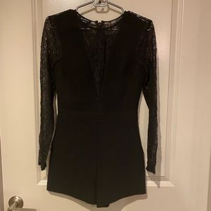 Long sleeve Lace Romper